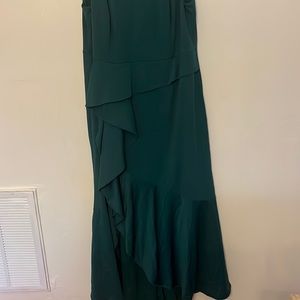 Green mother of the bride dress